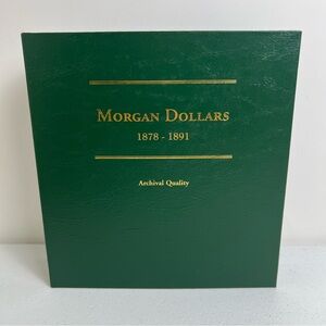 Littleton Coin Album Morgan Dollar 1878-1891 Book Archival Quality No Coins